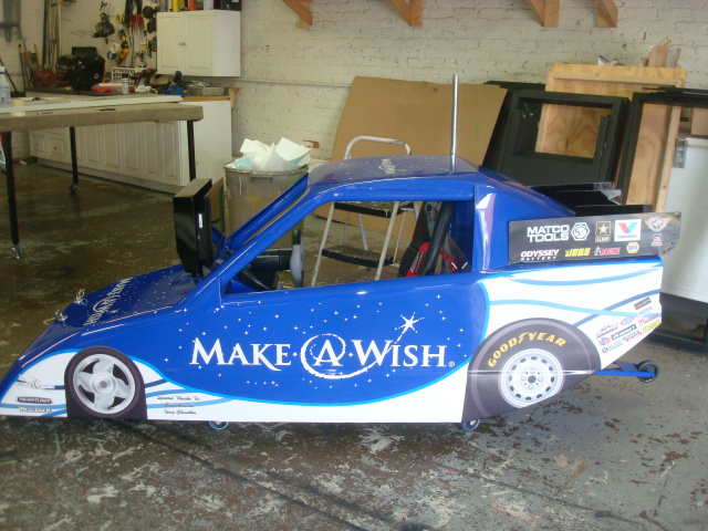 The Make A Wish Dream Racer donated by Terry Chandler